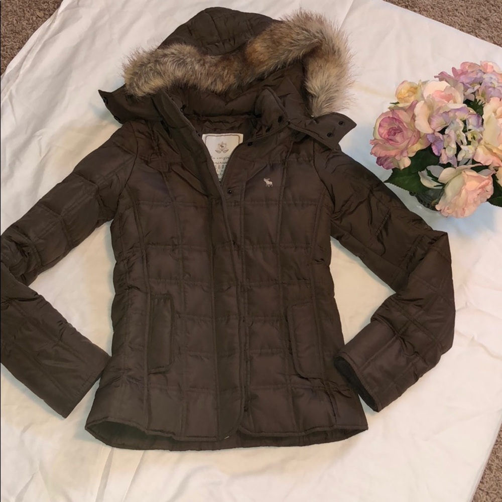 Abercrombie kids puffer jacket